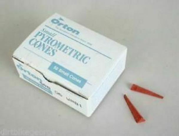 Box of 50 Orton Junior Pyrometric Cones | Cone 018 |Sold by Each| TOC01850