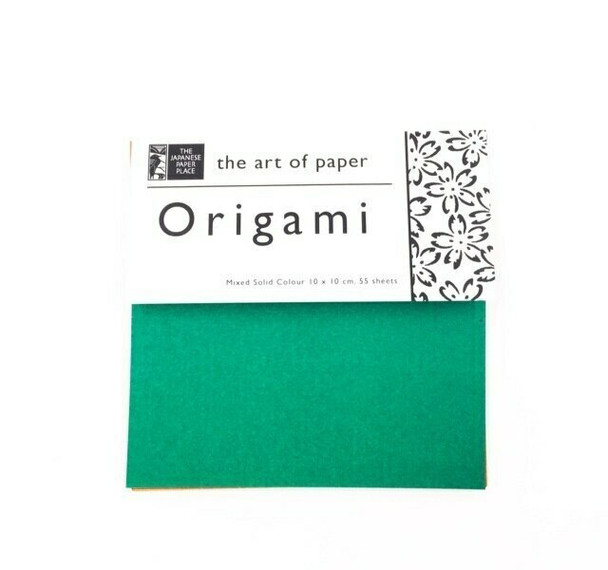 Origami Paper Pack | Solid Colours | 55 Sheets | 4 x 4" | ORI2013