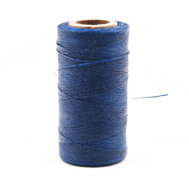 Nylon Cord Coated in Wax 1 mm | Navy Blue | Sold by Ft | NW1007