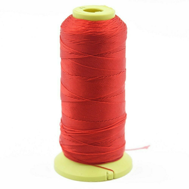 Nylon Cord | #9 (0.75mm) | Bright Red | Sold by Foot | NL0904F