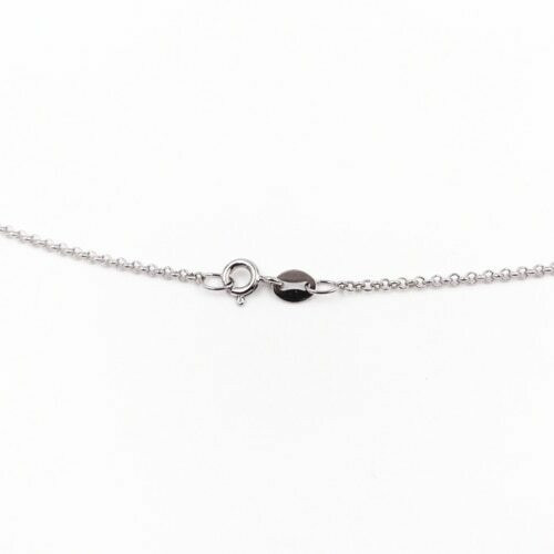 Platinum-plated 925 Sterling Silver Rolo Chain | Sold by Each | Width:1.6mm Length: 60cm | BY004