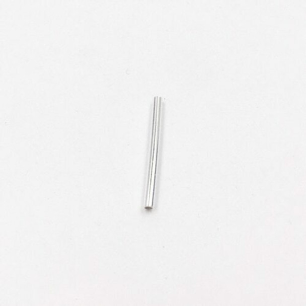 Sterling Silver Bead | Short Straight | 2cm L | 1.5mm OD | 1mm ID | ZT0502