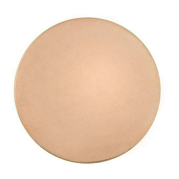 18Ga Copper Disc | 2" Round (50.8 mm) | Sold Individually | 682457