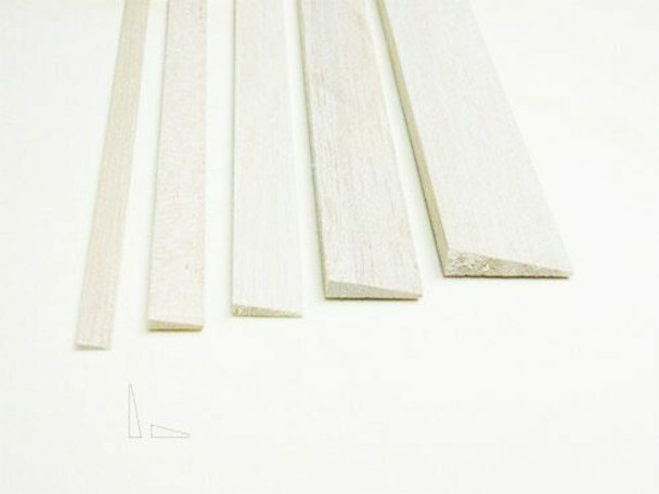 Balsa wood, Trailing edge, 1/2 x 2 x 12", Sold By Each | BWP1272