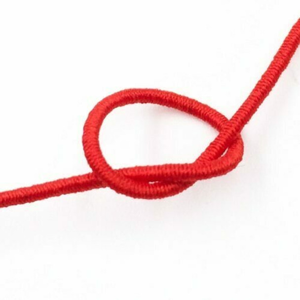 Elastic Cord | Red | 1.2 mm dia. | Sold by Metre | CYM119