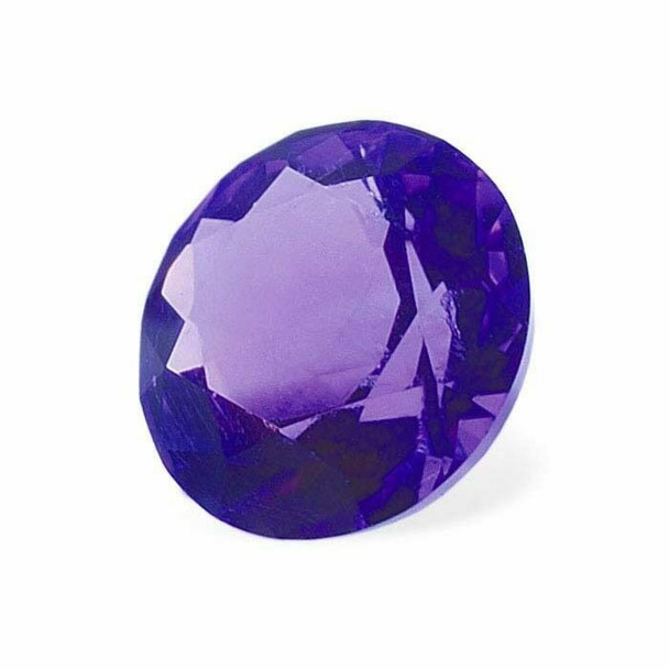 2mm Round Faceted Machine-Cut Amethyst | AA-Grade | 90003