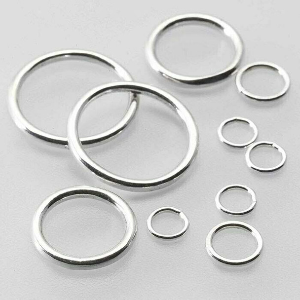Sterling Silver 20ga Round Closed Ring | 7mm OD | 5.2mm ID | Sold by Each |  693403