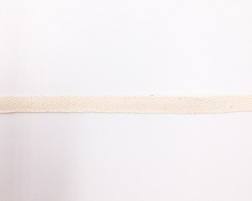 Natural Cotton Twill Tape | Small (1cm) |  Sold by Metre | CTTN10