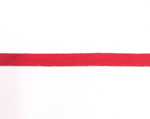 Red Cotton Twill Tape | Small (1cm) |  Sold by Metre | CTTR10
