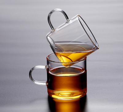 Glass Teacup with Handle  120ml | TWC40