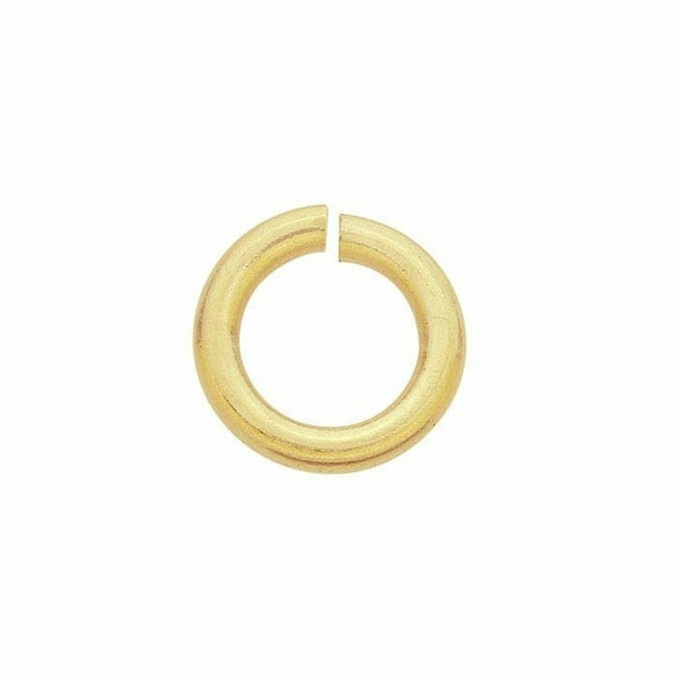 18K Yellow Gold 20ga Round Jump Ring | 3.7mm OD | 2.4mm ID | 650353