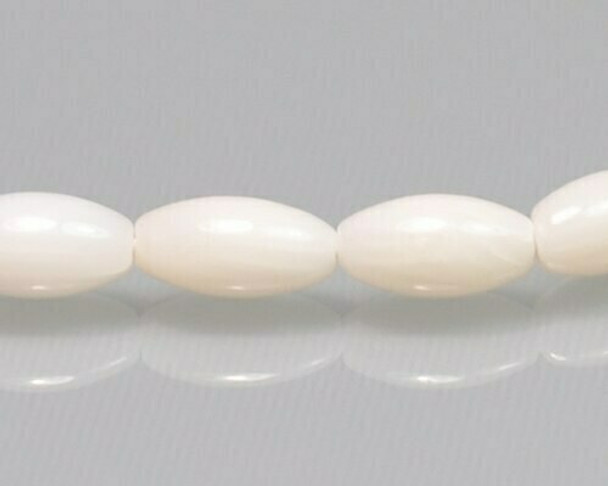 Barrel Ivory Tridacna Shell Beads 4x8mm | Sold By 1 Strand(7.5") | BS0039