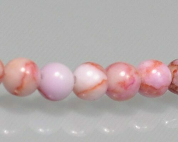 Round Pink Opal Beads 4mm | Sold By 1 Strand(7.5") | BS0052