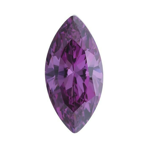 Purple CZ 6 x 3mm Marquise Faceted Stone | Sold by Each | 79979