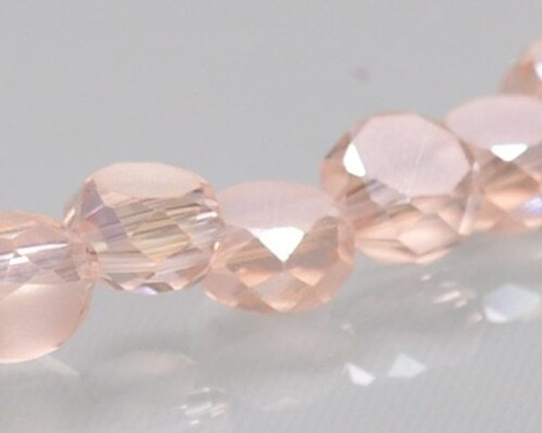Rondelle Side-hole Vintage Rose Crystal Beads 6x4mm | Sold by 1 Strand(10") | BS0151