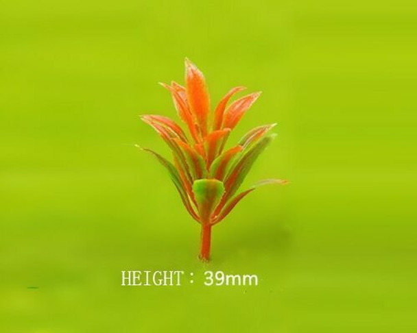 Scale Model Plant 10pc | 39mm | Orange |Sold by 10Pc/Pk | AM0041