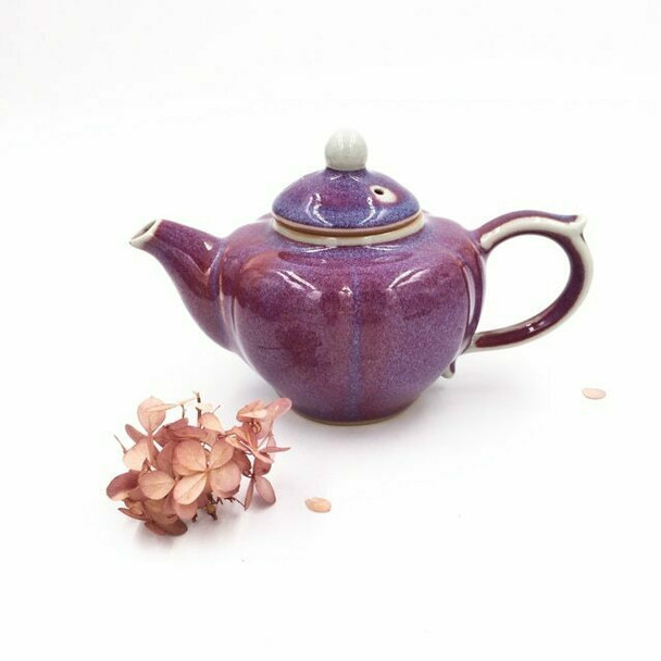 Ju Glazed Teapot | Fluted | H190624