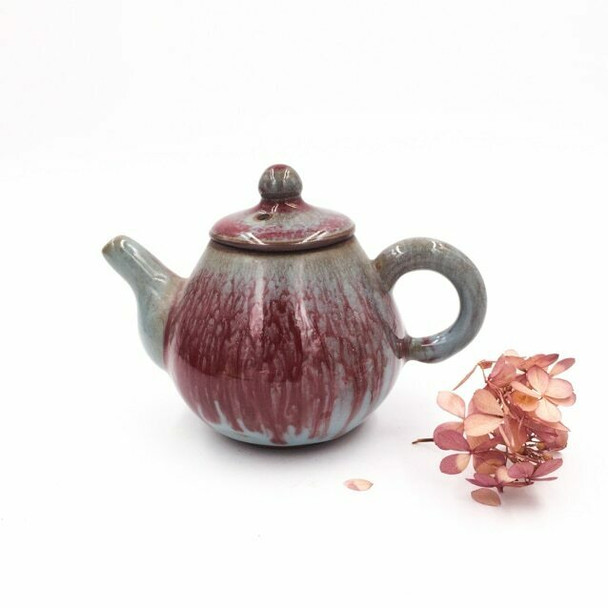 Red Drip Teapot | Full Belly | H190639