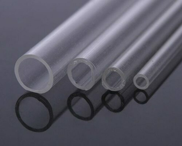 Acrylic Plastic Tubing | Round Clear | OD:3mm ID:2.3mm L:250mm | Sold by Pc | AM0077