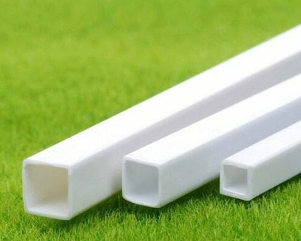 ABS Plastic Tubing | Square | 6x6x250mm | Sold by Pc | AM0082