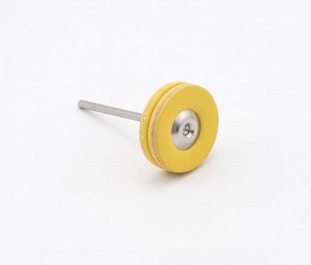 Simulated Leather Buffing Wheel | Mounted | 4-ply | 330023