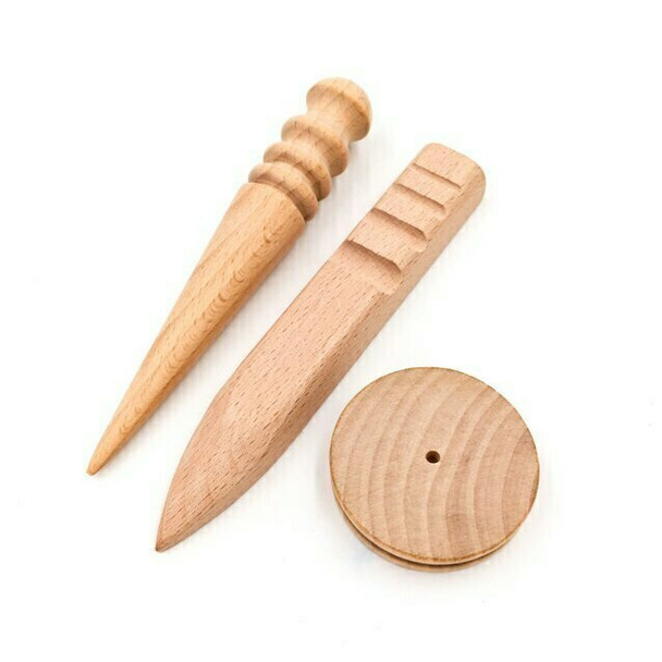 Leather Burnishing Set of 3 | Round, Flat, and Cake | H193701