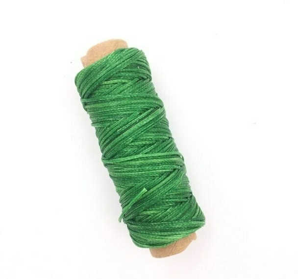 2mm Waxed Nylon Cord | Grass Green | Sold By 50m Spool | NCGG20