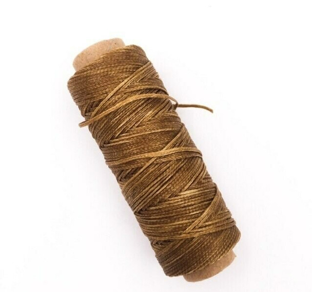 2mm Waxed Nylon Cord | Gingerbread Brown | Sold By 50m Spool | NCGB20