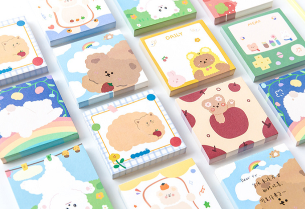 Cute Animal Tear-away Notepads | 9 Styles | H20201613-21