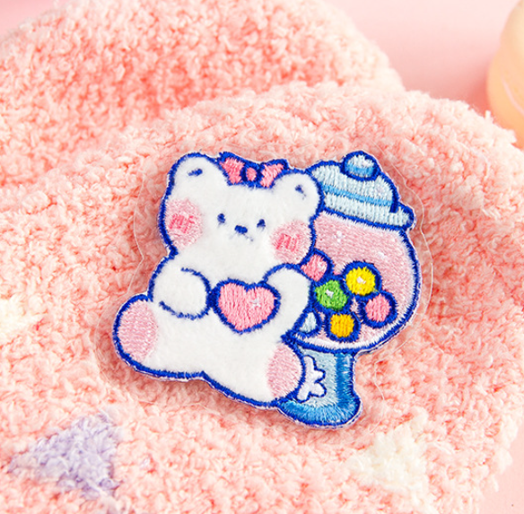 Little White Bear Embroidery Patch | 10 Styles | H20201516-25