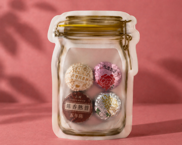 Pu-erh Mini Tea Cake Assortment | 4 Flavours | TGP004
