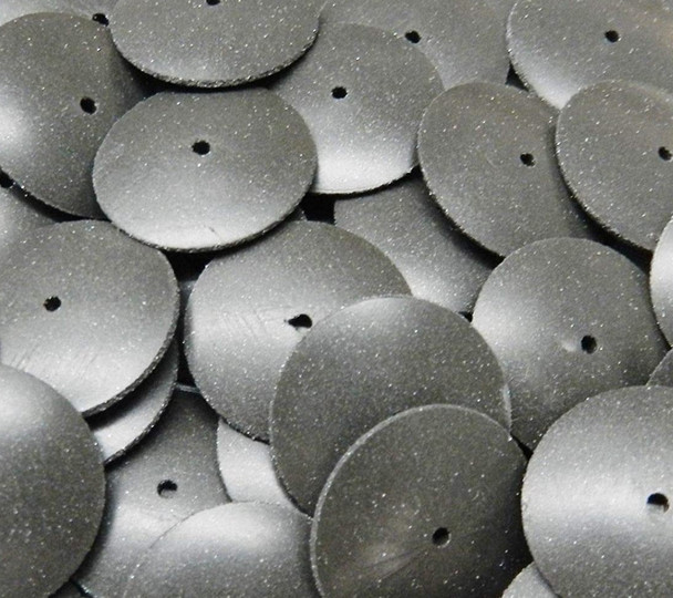 Silicone Knife-Edge Polishing Wheel | Black/Medium | Sold by 100pc Pack | 654207189602