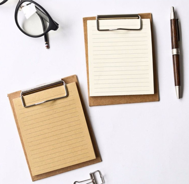 Mini Clipboard Notepad | Style Options | H200519-25