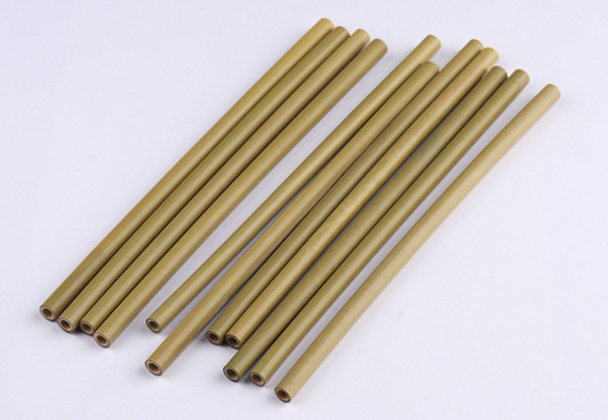 Green Natural Bamboo Straw | H200339