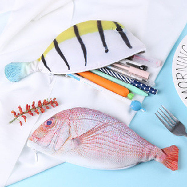 Creative Simulation Raw Fish Stationery Bag | Clown Fish  | 201364