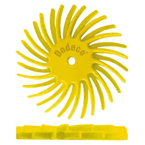 Sunburst 7/8" Dual  Yellow 80 Grit | Sold By Each | 654207228028