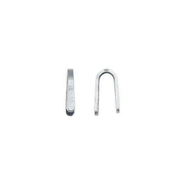 Sterling Silver Flat End Cap | Inside Dimension:1.5mm | Sold By 20Pcs | Bulk Prc Avlb | 690146