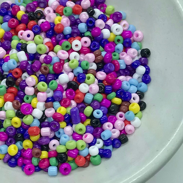 Seed Beads | Medium 3mm | Opaque | Mixed | Sold by 50g | GBMIX-50