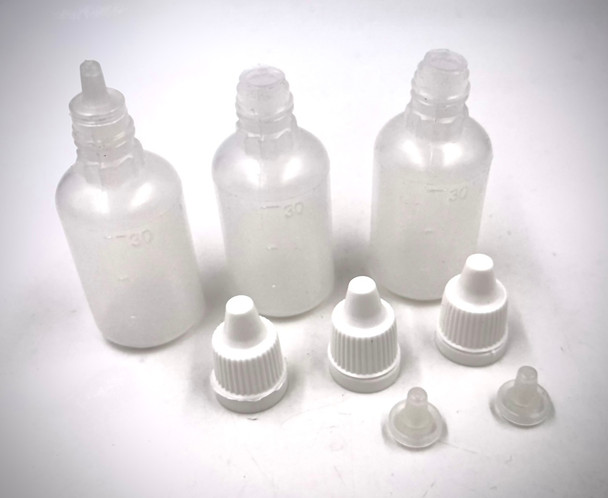 Plastic Dripper bottle 30ml | Set of 3 | GGD030S