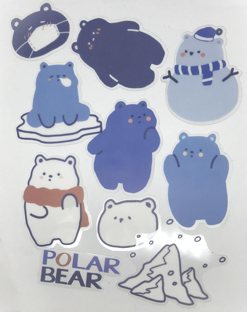Embrace the Earth Loose Sticker Set | Polar Bear | 6921345257758