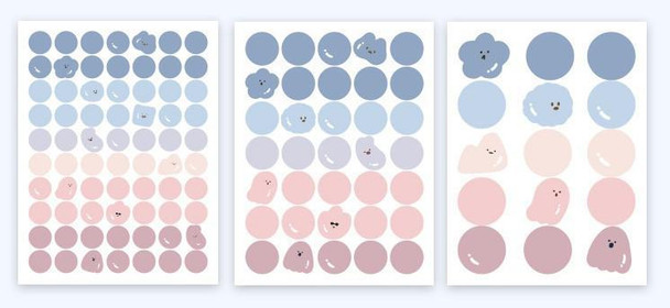 Mr. Paper Flat Stickers | Summer Series | Bubble | DIY Wall & Photo Decoration | Bubble | 50397