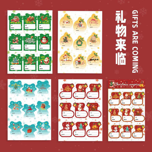 Mr. Paper Label Stickers | Christmas Surprise | Holiday Decoration | Gift Arrival | 50402