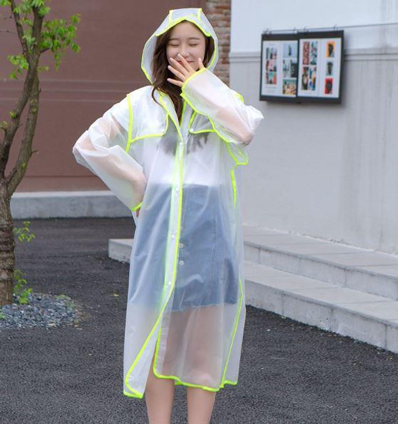 Mr. Rain Eva Raincoat | Adult | Travel & Cycling | Fluorescent Green M | 50632