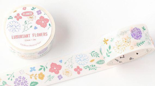 Lover Of Letters Washi Tape | Daisy Series | Decorative Tape | Dusk Flowers | 50408
