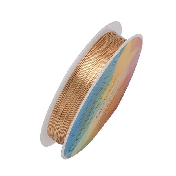 Non-Tarnish Copper Wire | Jewellery Making Wire | Kc Gold | 0.3Mm | 4878