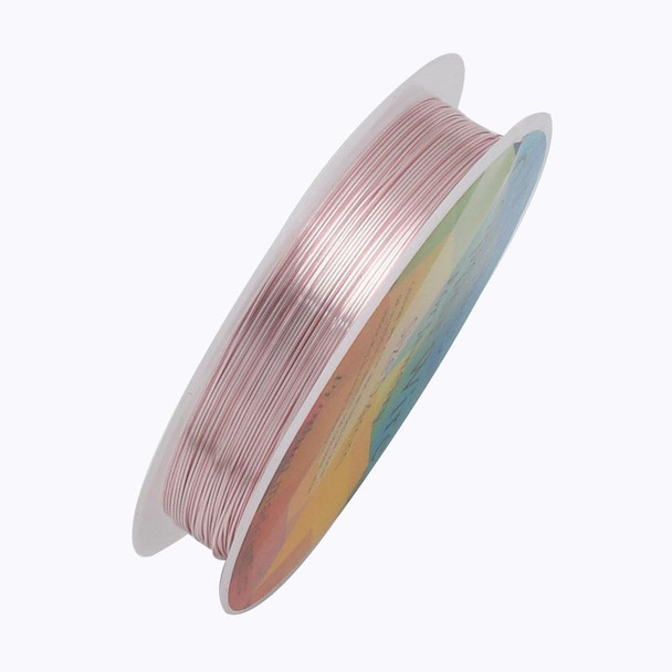 Non-Tarnish Copper Wire | Jewellery Making Wire | Rose Gold (Pink) | 0.3Mm | 4867