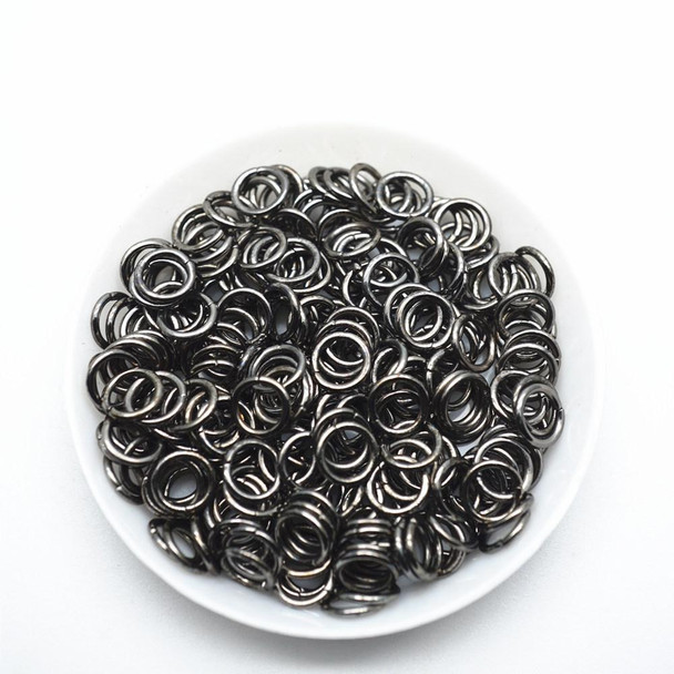 Jump Rings | Base Metal | Gunmetal | 0.7x4mm OD | 200pcs