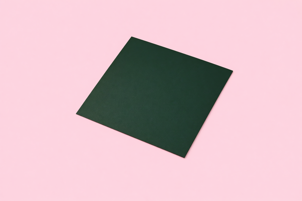 Enameled Steel Plate | 24 ga. (0.5mm) | 6" x 6" | Green | ESP1405