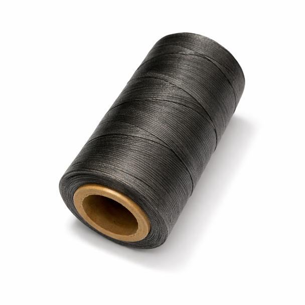 Nylon Cord Coated in Wax 1 mm |Grey | Sold by 220m Spool | NWS090