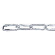 Sterling Silver 3mm Hammered Elongated Oval Cable Chain| by the Foot | Bulk Prc Avlb | 692756B